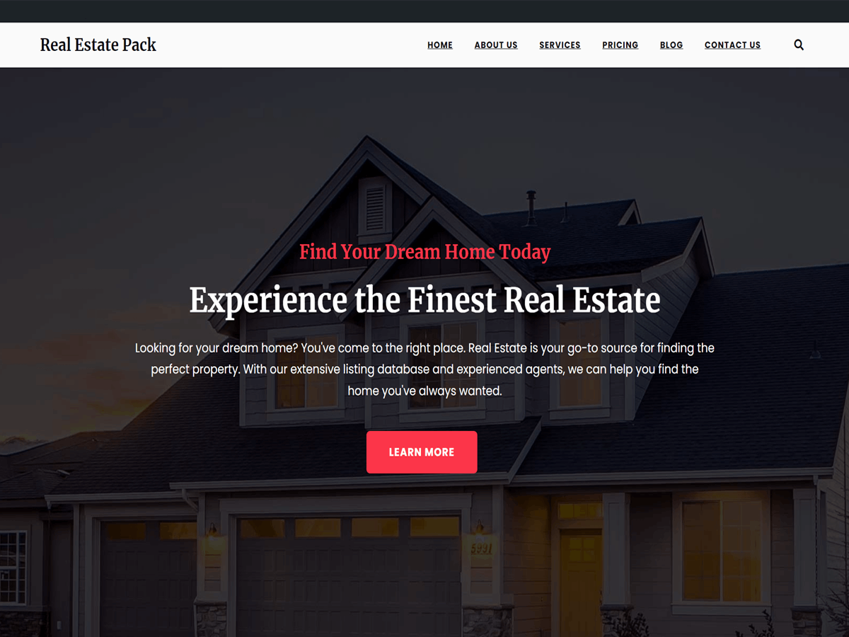 Real Estate Pack theme screenshot