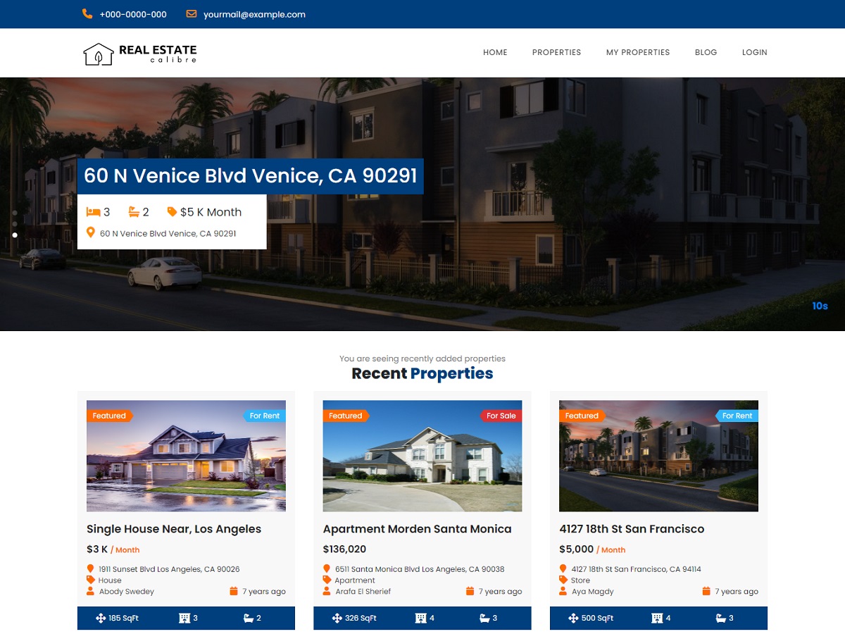 Real Estate Vital theme screenshot