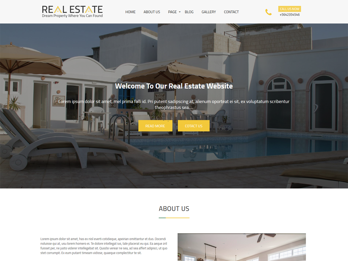 Real Estater theme screenshot