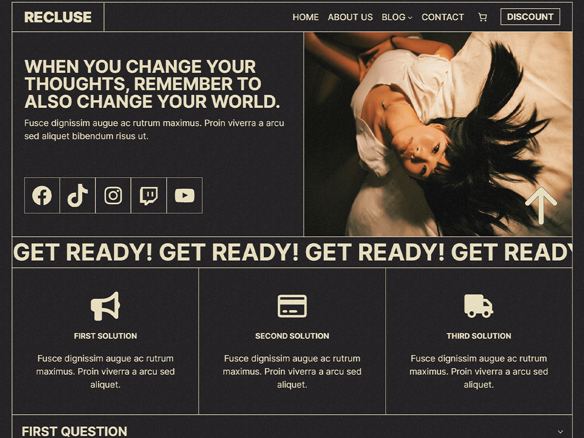 Recluse theme screenshot