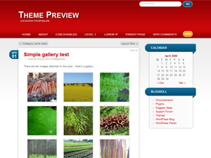 RedBel theme screenshot