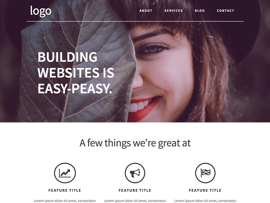 Reiki theme screenshot