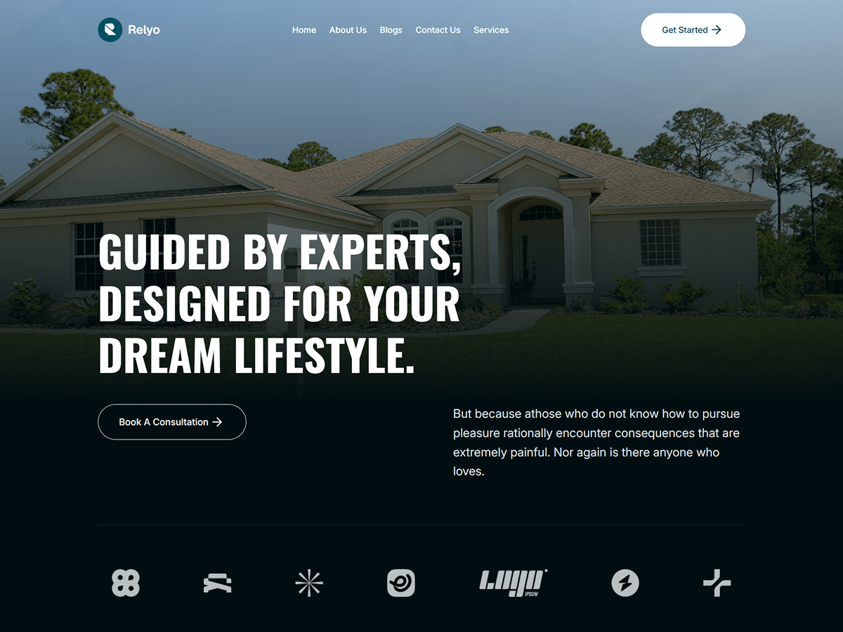 Relyo theme screenshot