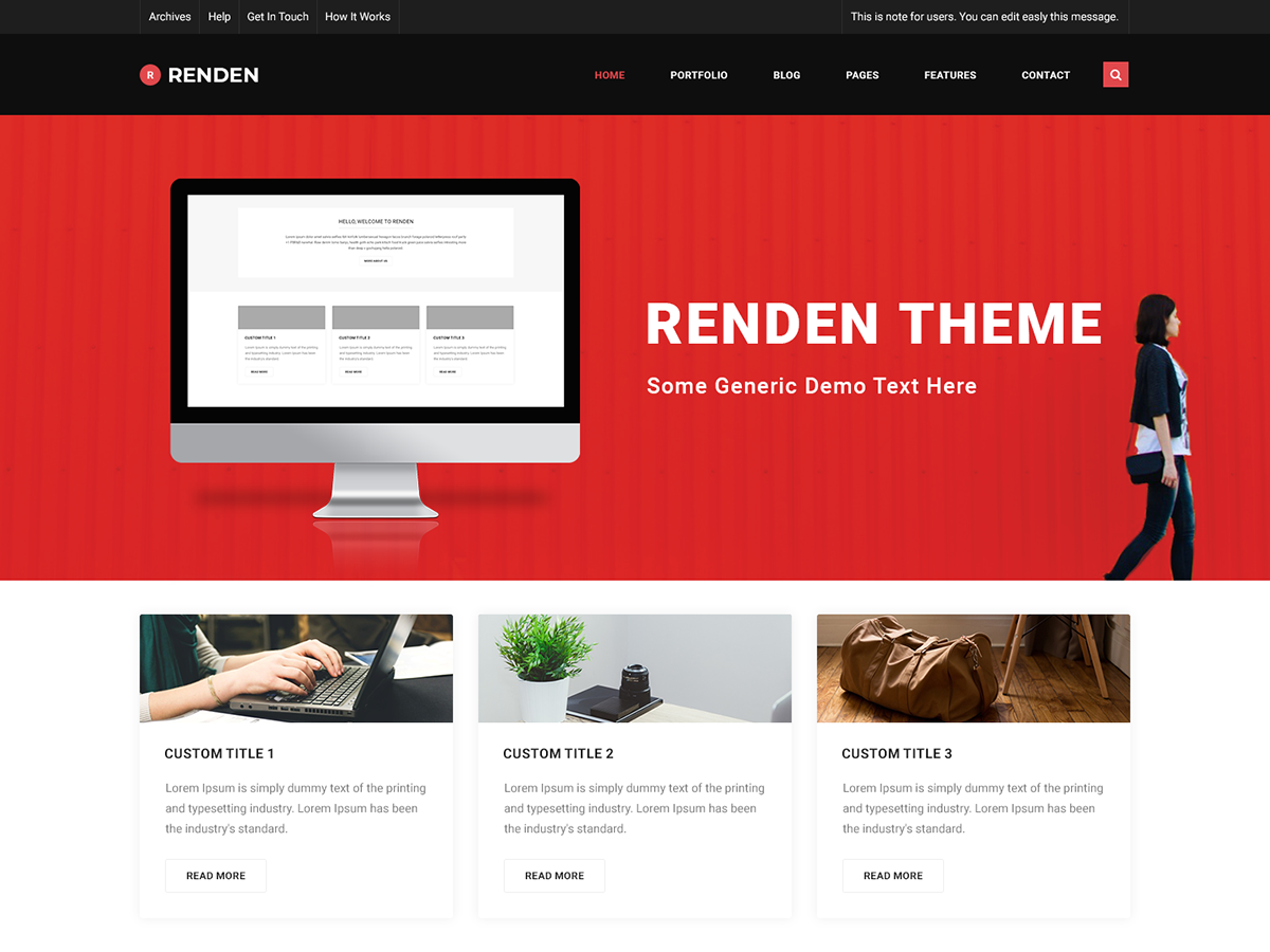Renden eBlog theme screenshot