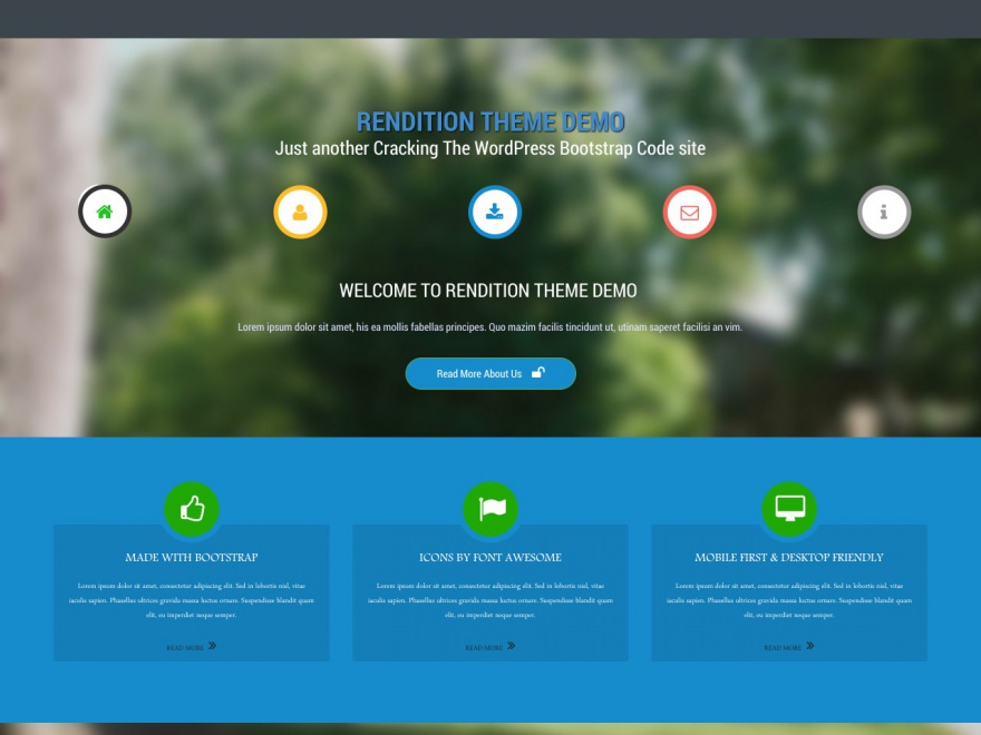 Rendition theme screenshot