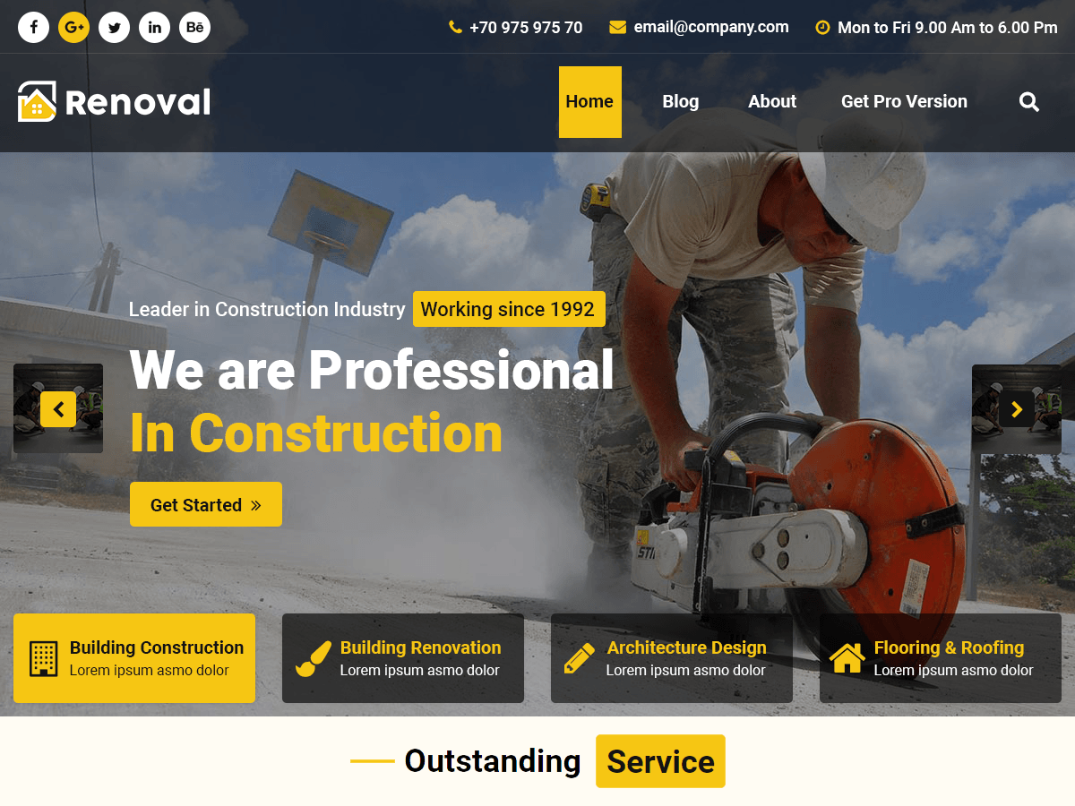 Renoval theme screenshot