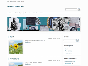 Respon theme screenshot