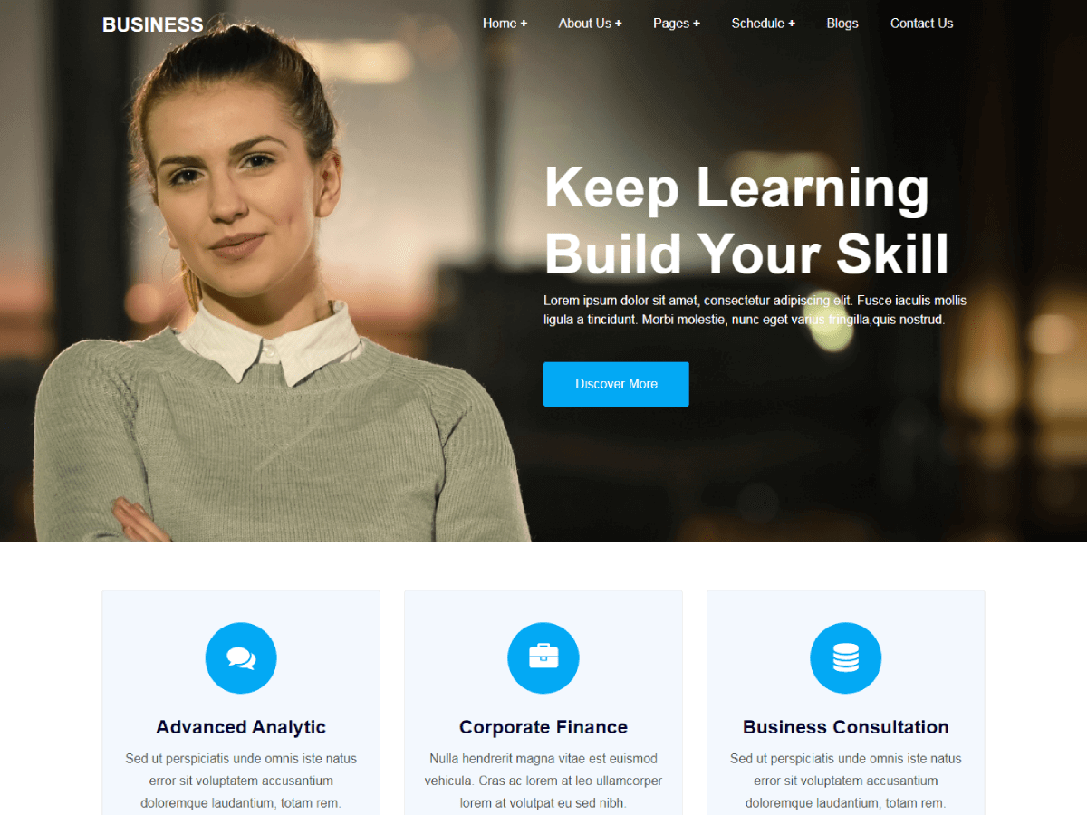 Responsive Techup theme screenshot