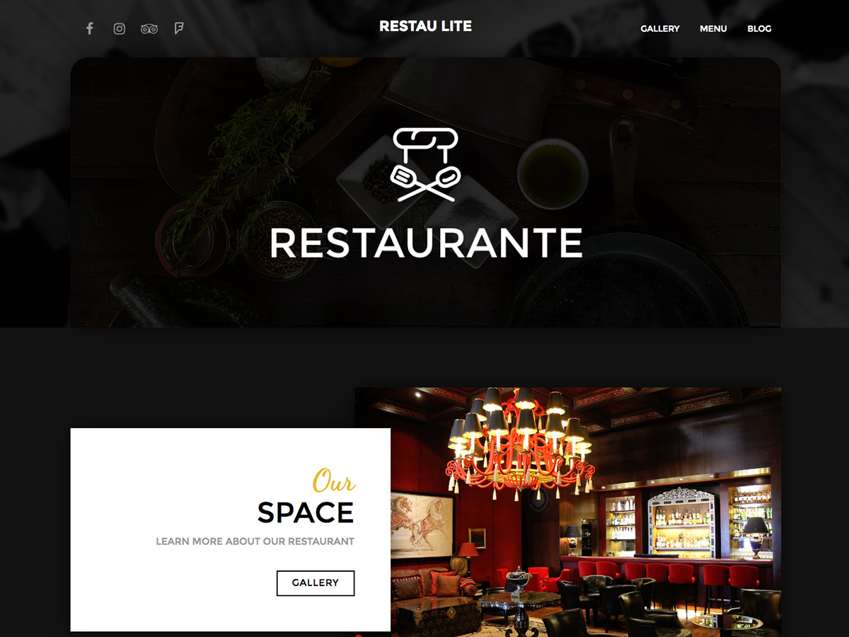 Restau Lite theme screenshot