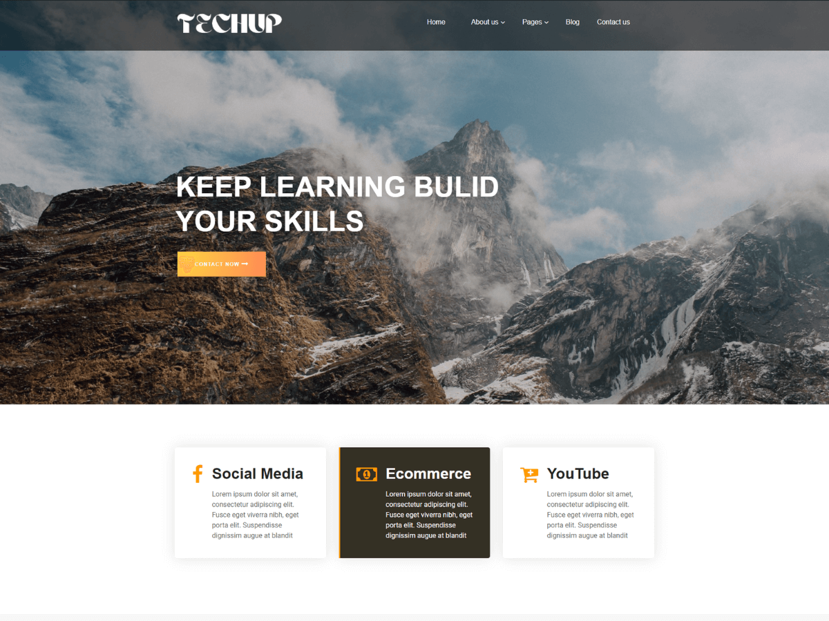 Retail Techup theme screenshot