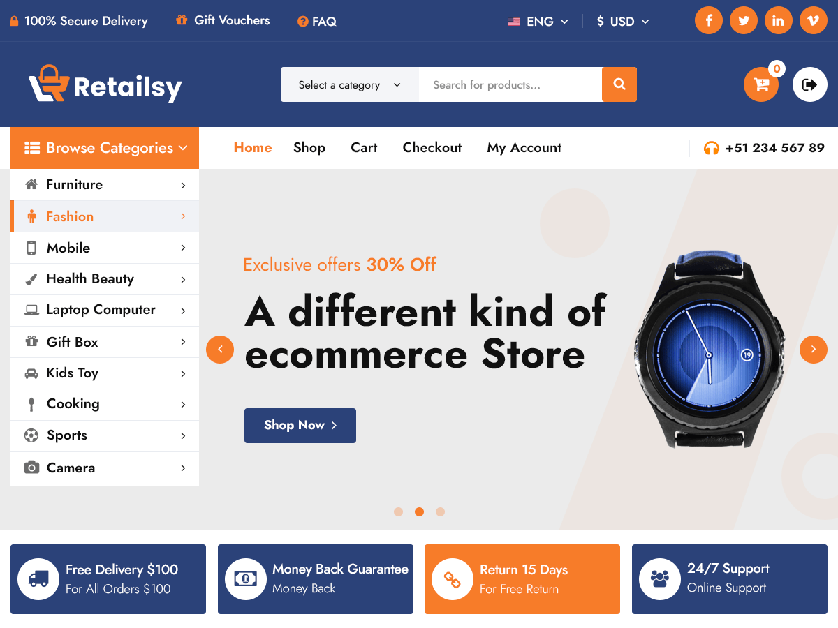 Retailsy theme screenshot