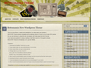 Retromania theme screenshot
