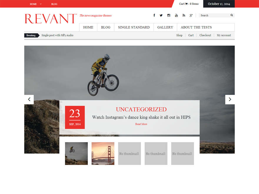 Revant theme screenshot