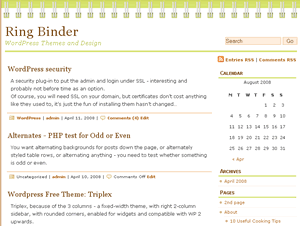 ringbinder theme screenshot