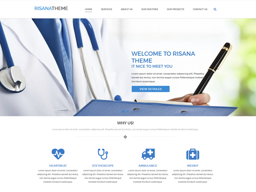 Risana theme screenshot