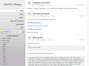 River of Silver theme screenshot