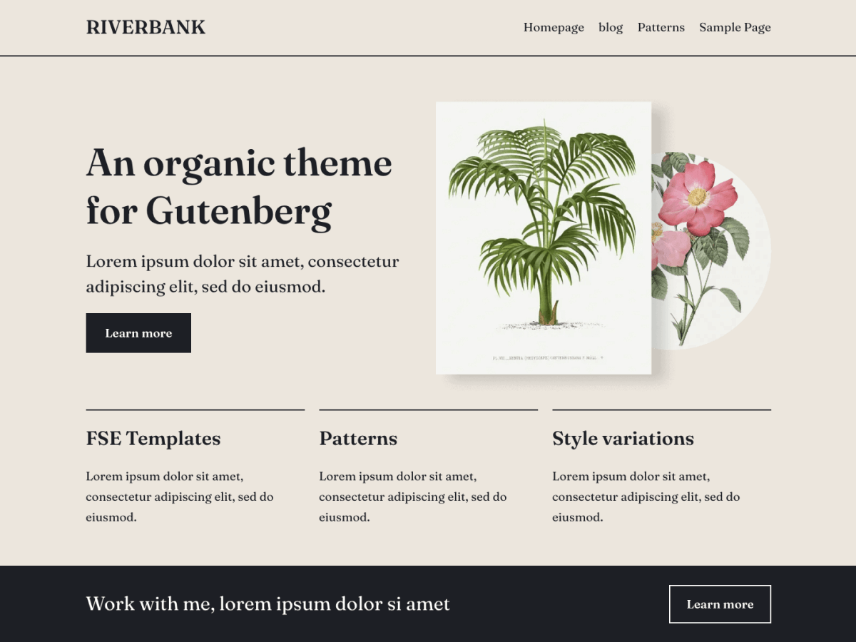 Riverbank theme screenshot