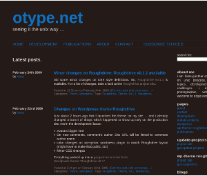 Roughdrive theme screenshot