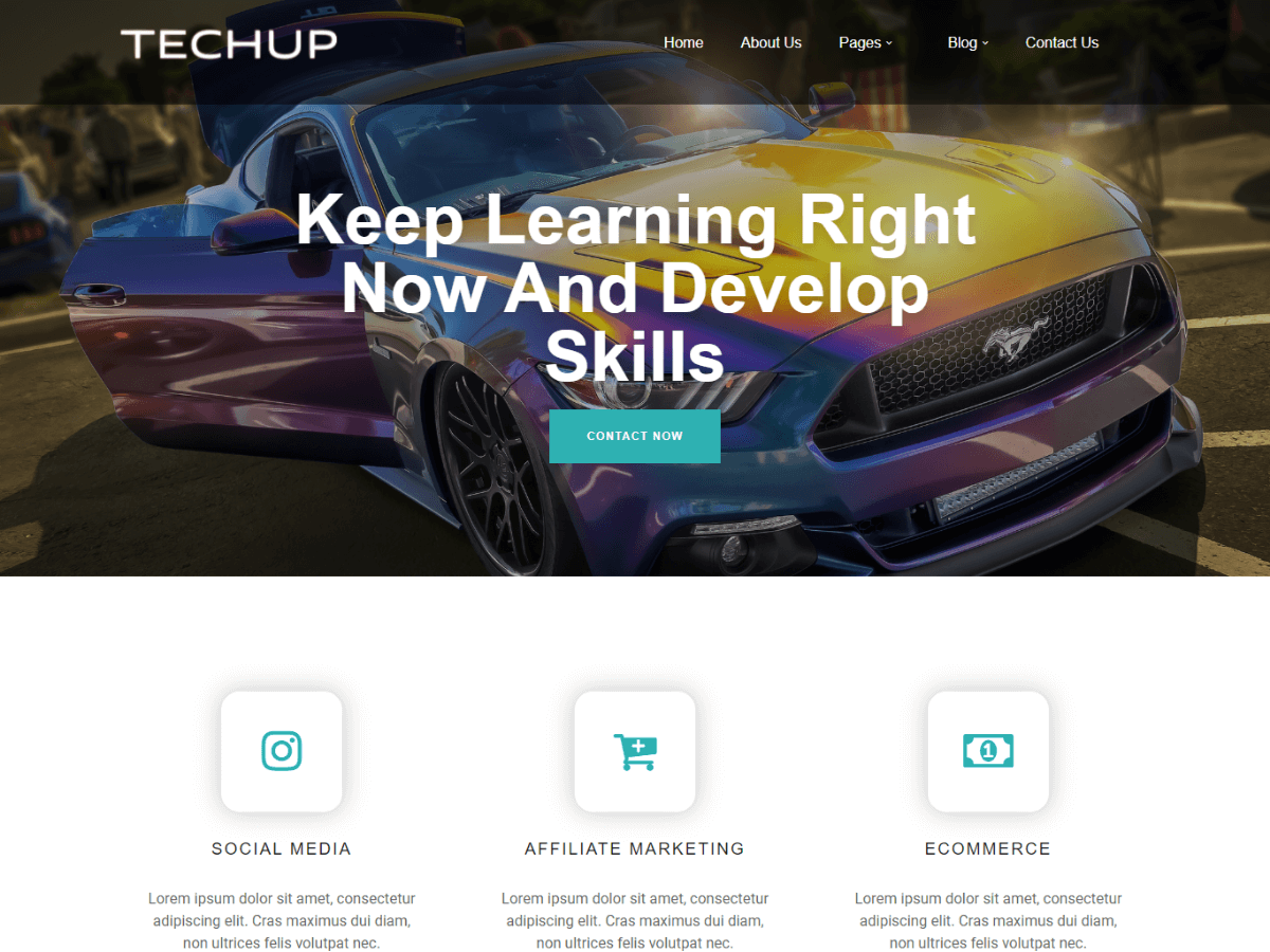 Royal Techup theme screenshot