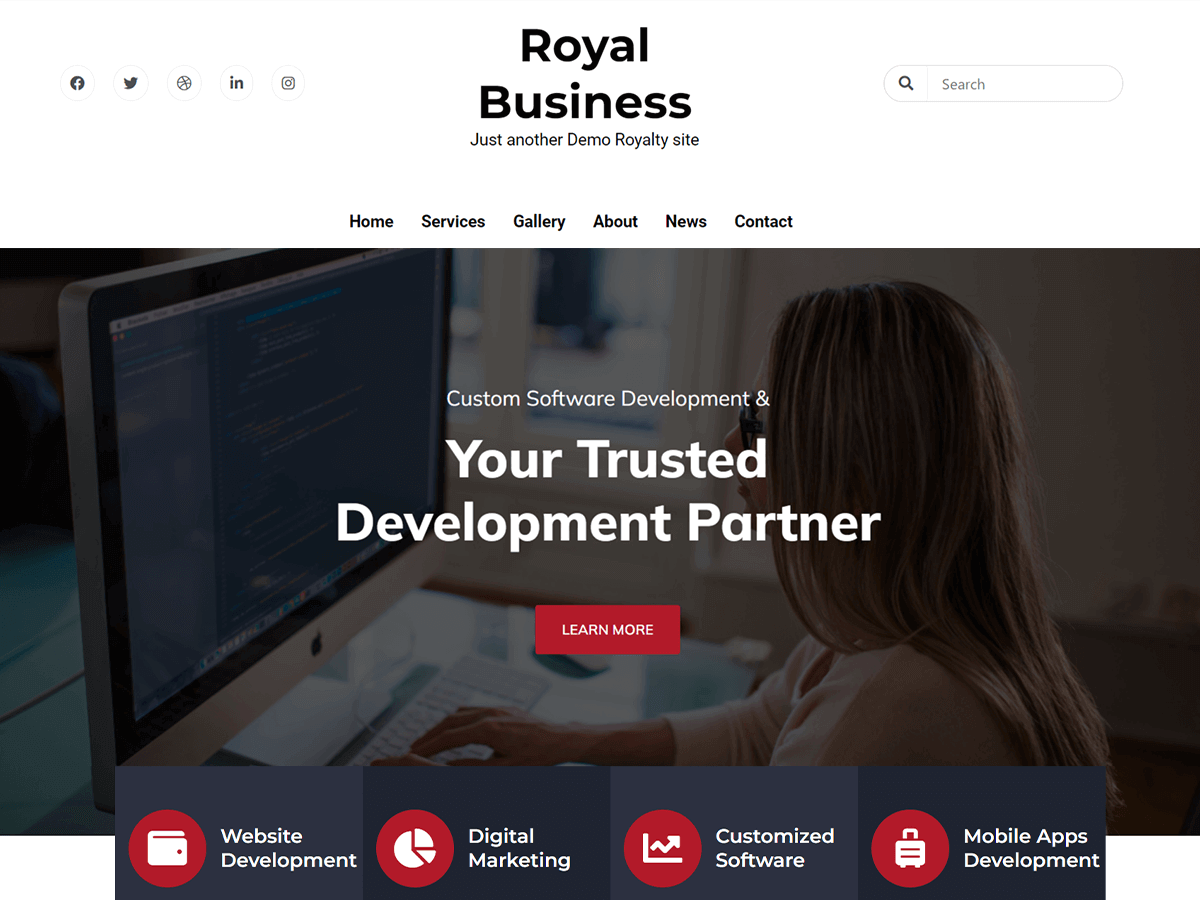 RoyalWP theme screenshot