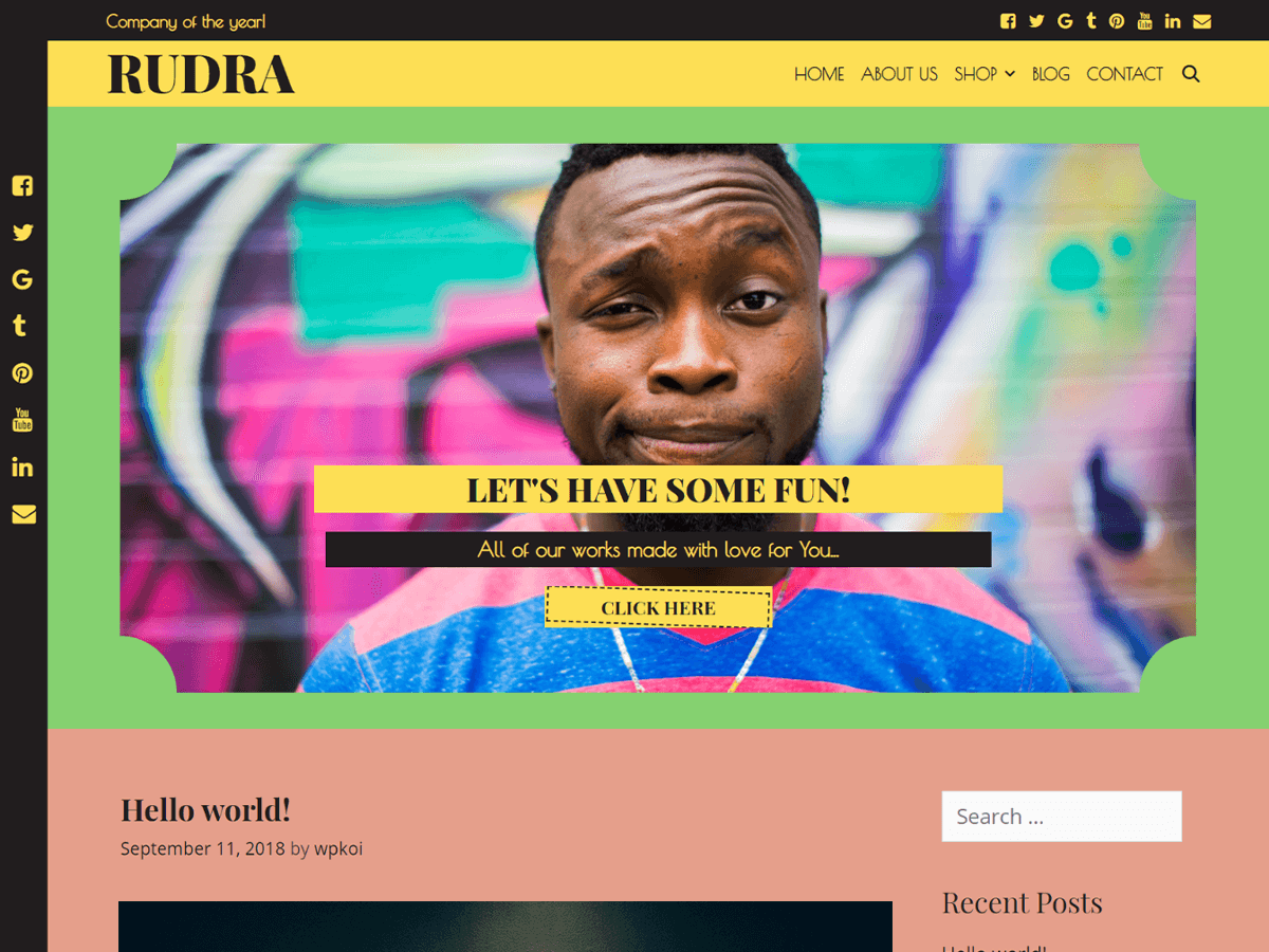 Rudra theme screenshot