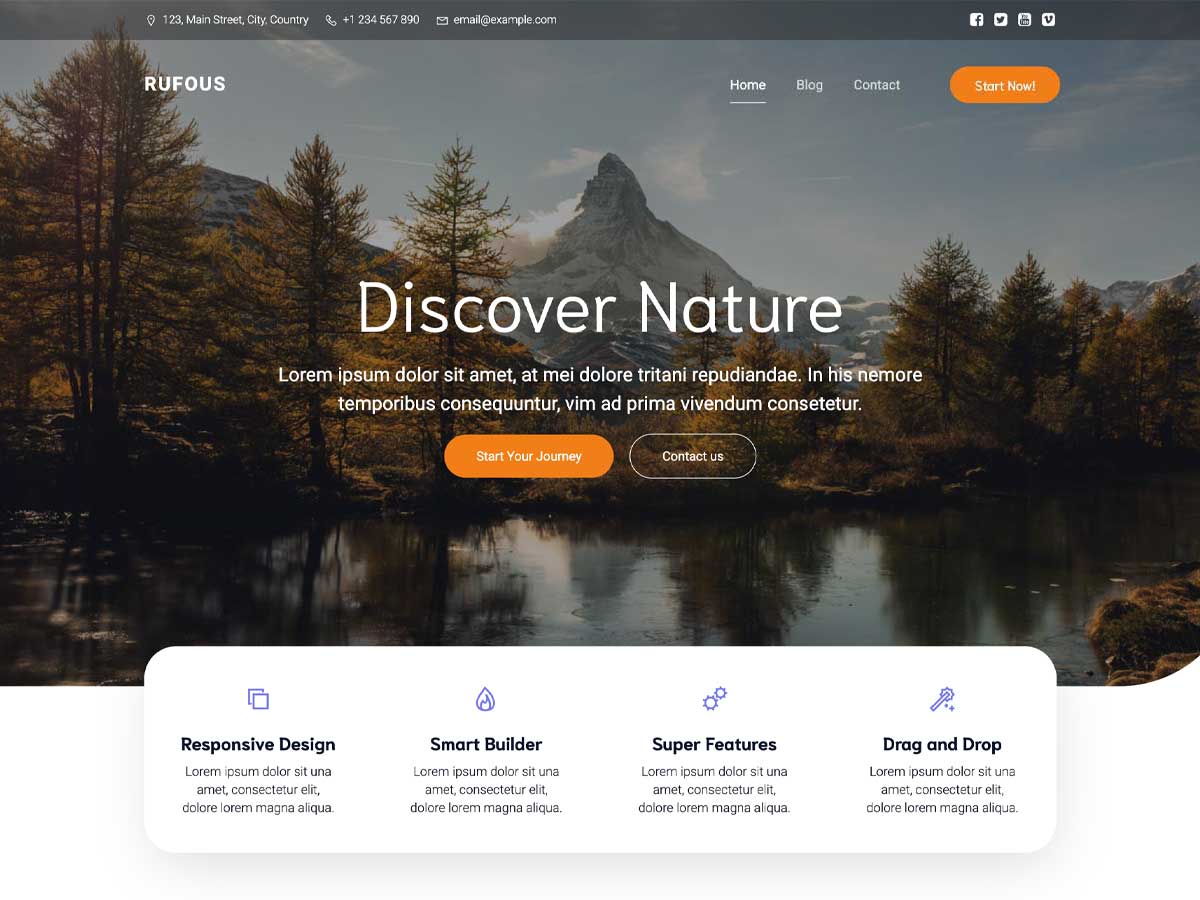 Rufous theme screenshot