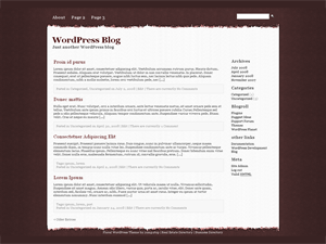 Rugged theme screenshot