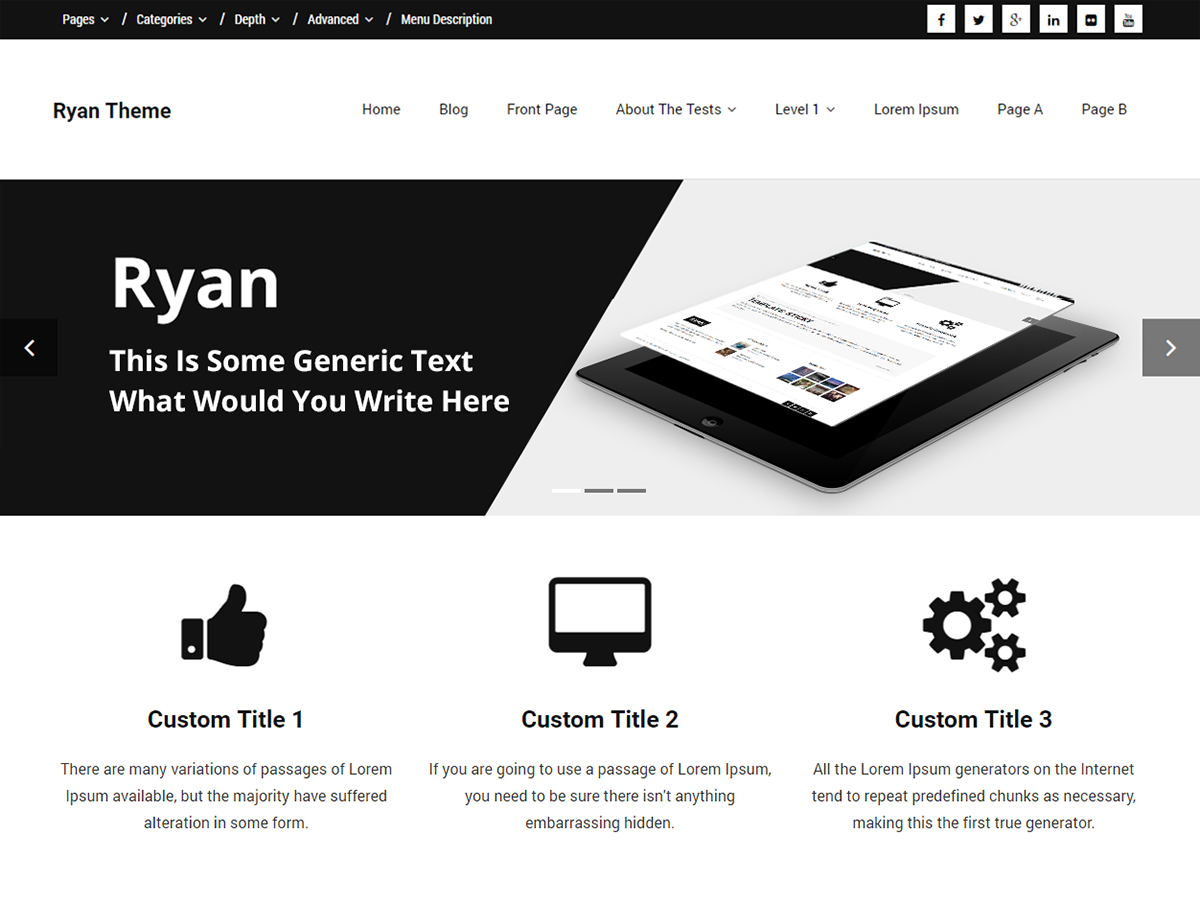 Ryan theme screenshot