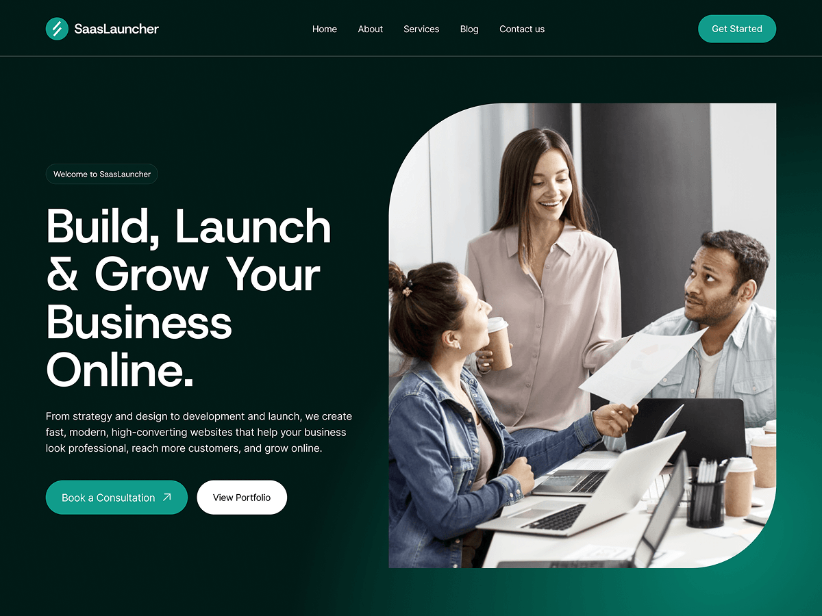 SaasLauncher theme screenshot