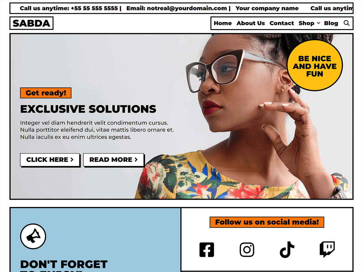 Sabda theme screenshot