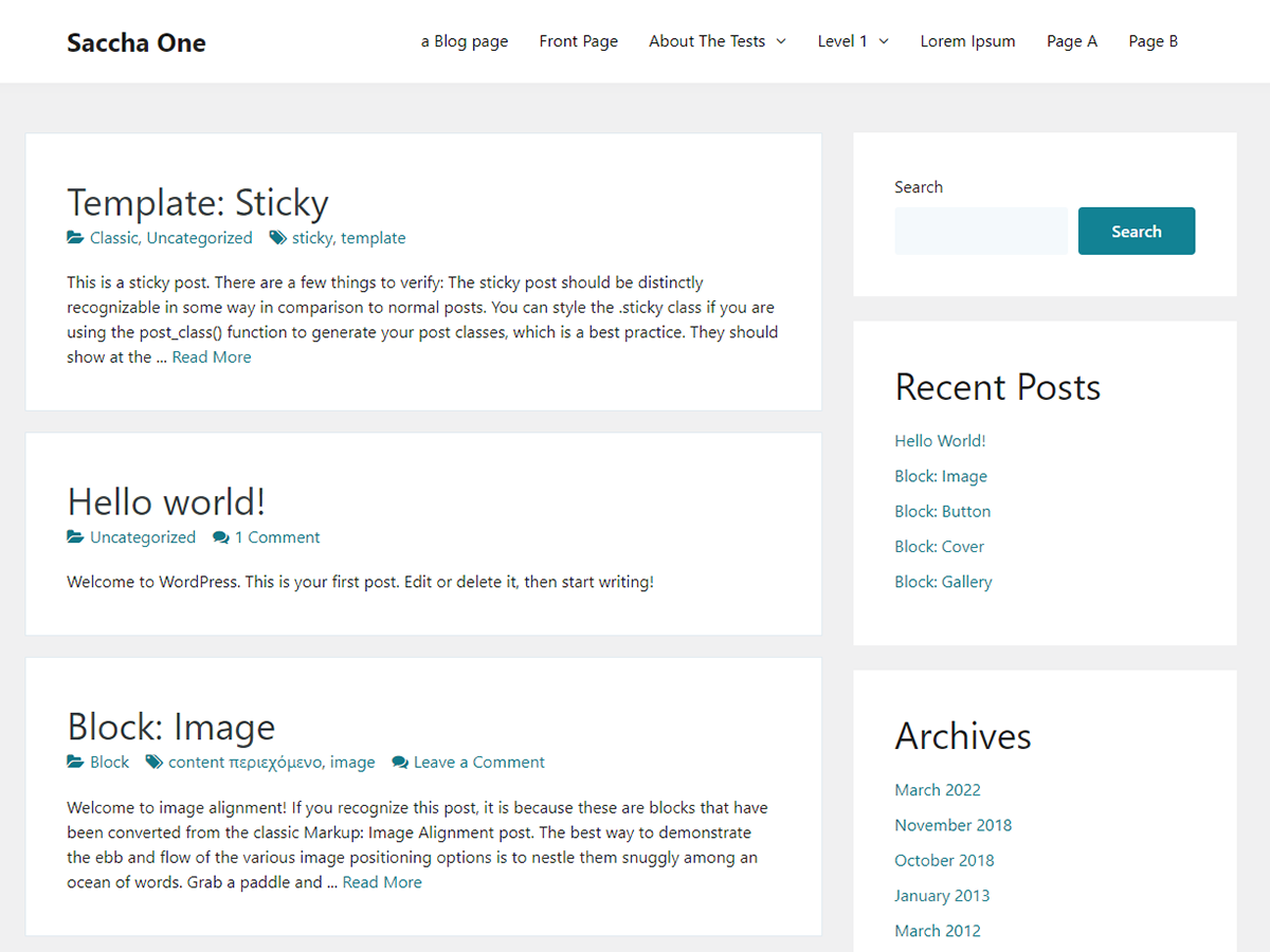 SacchaOne theme screenshot