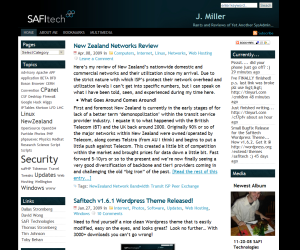 SafiTech theme screenshot