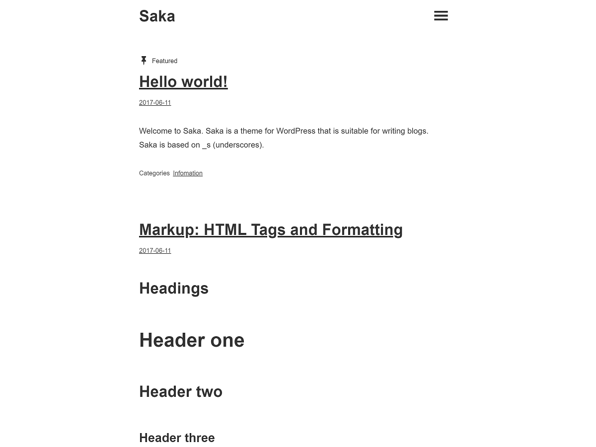 Saka theme screenshot