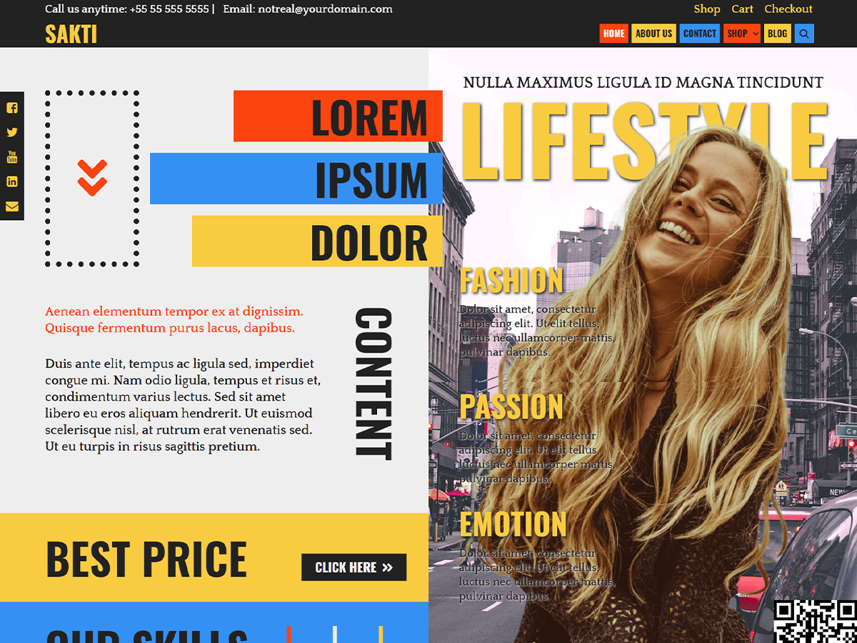 Sakti theme screenshot