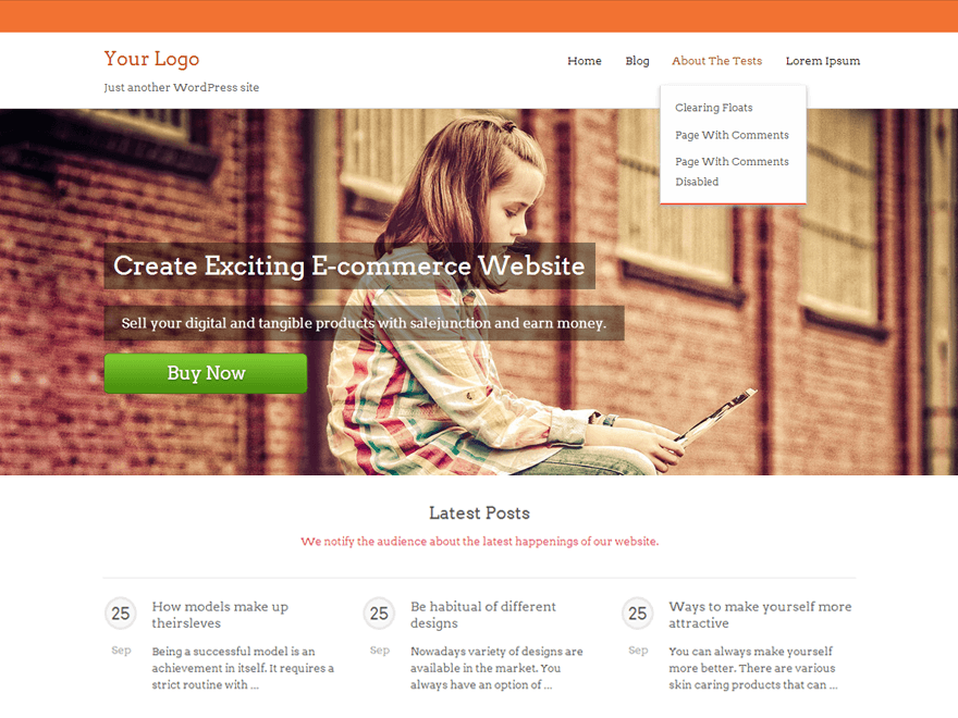 SaleJunction theme screenshot