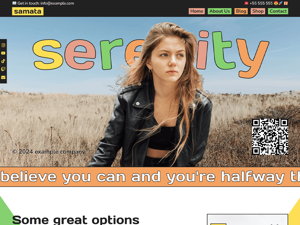 Samata theme screenshot