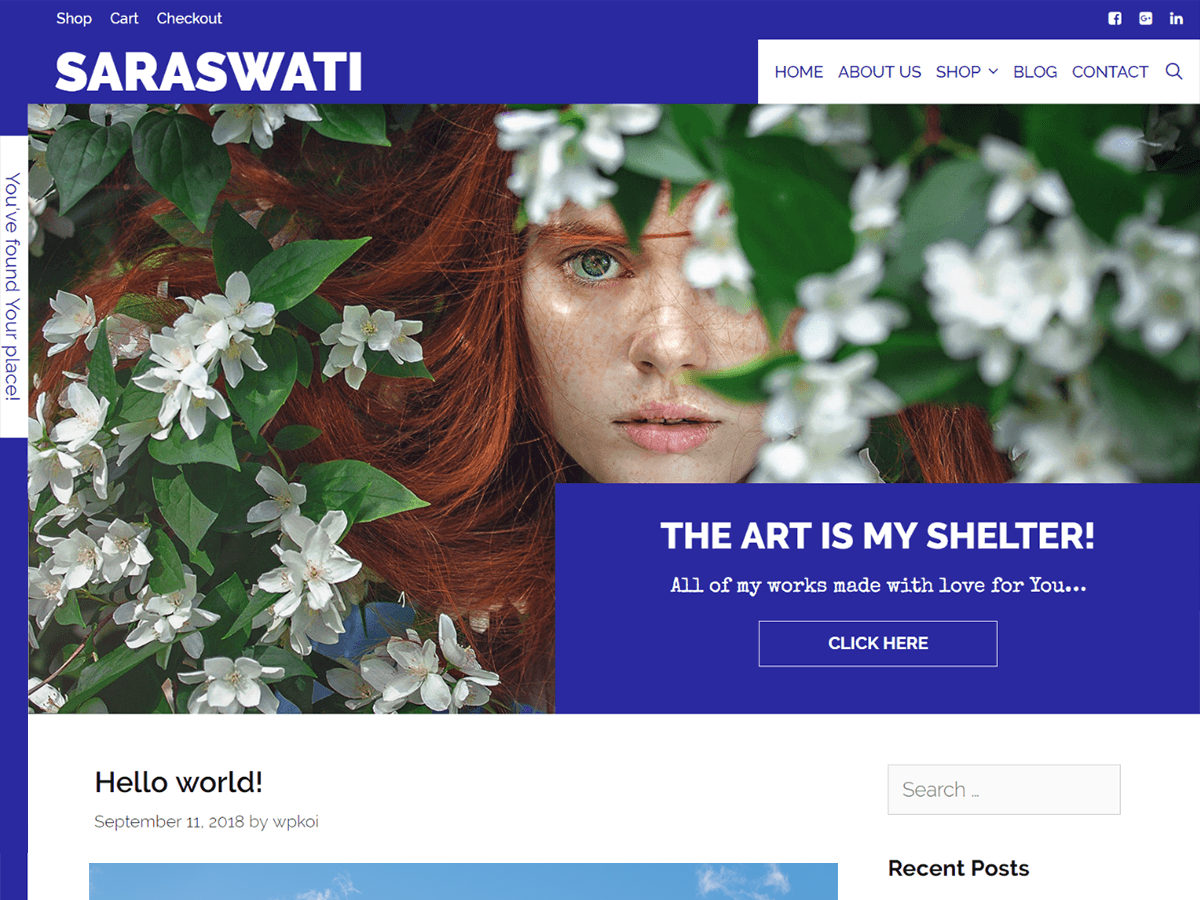 Saraswati theme screenshot