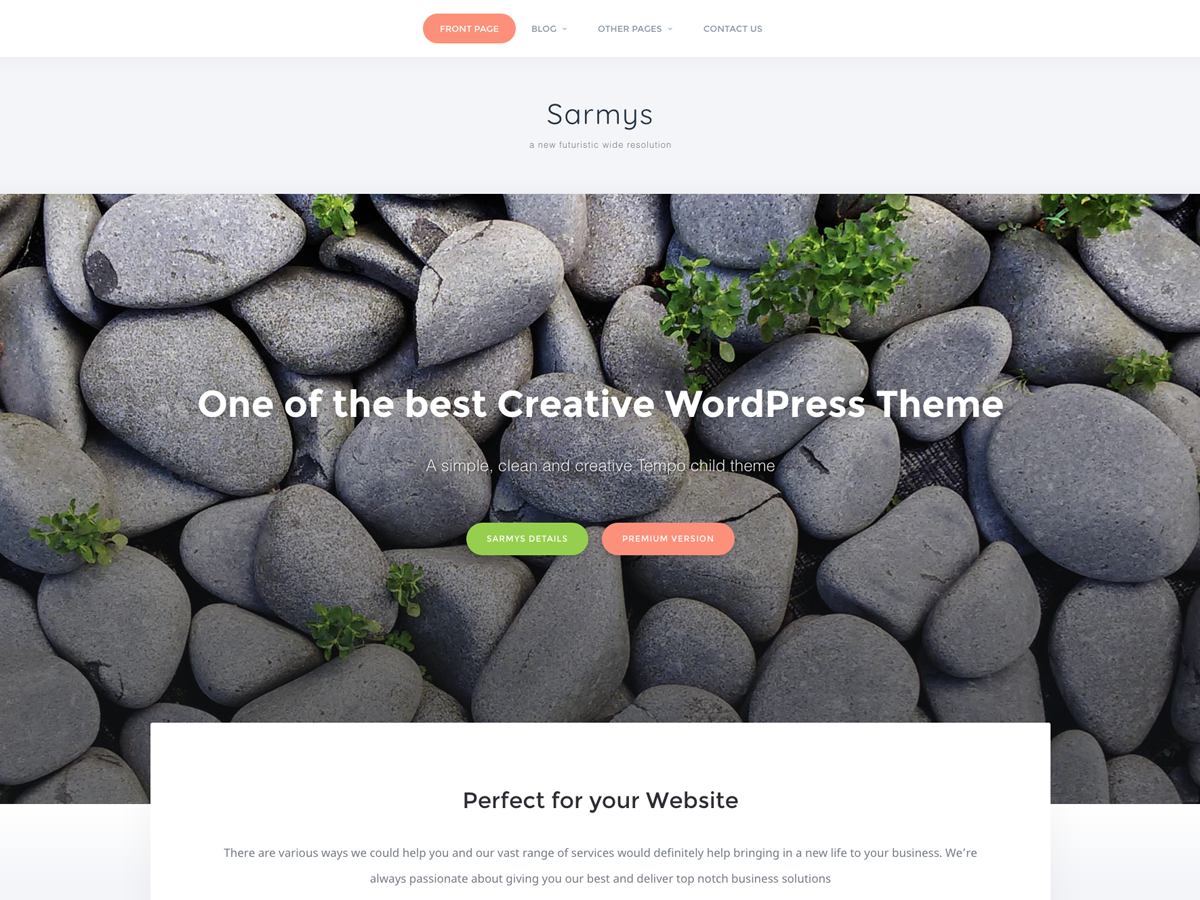 Sarmys theme screenshot