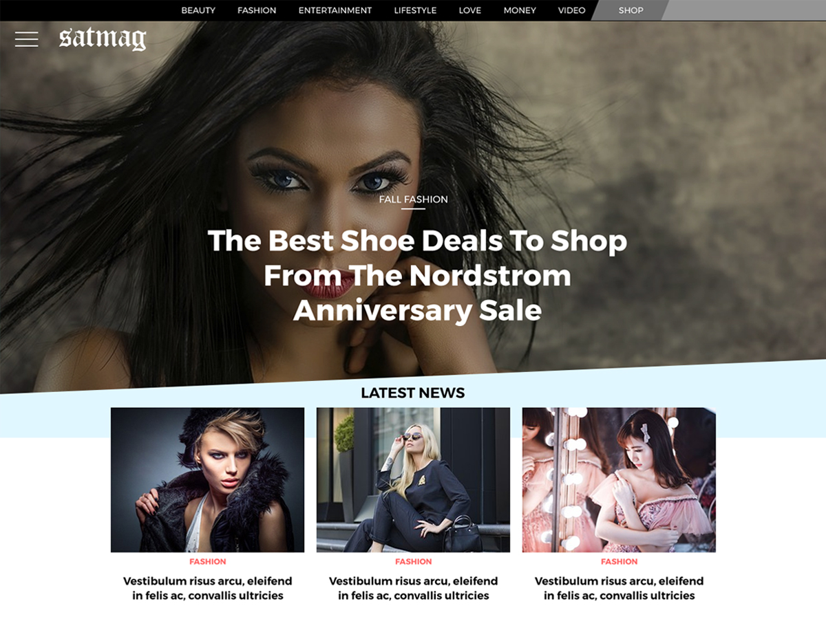 Satmag theme screenshot
