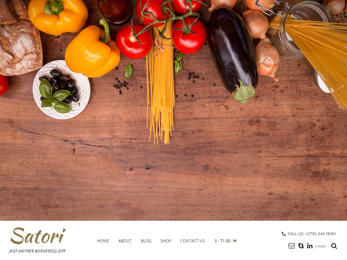 Satori theme screenshot