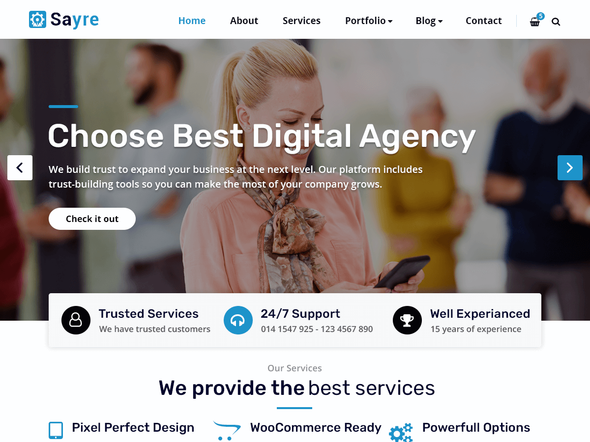 Sayre theme screenshot