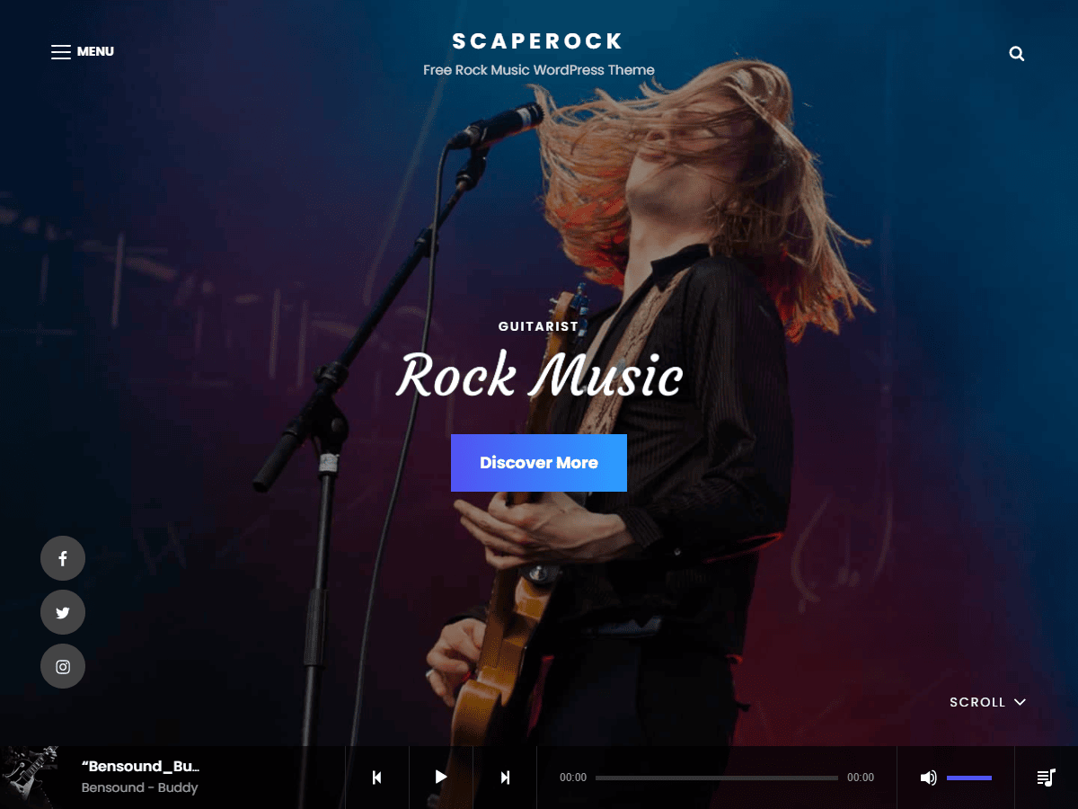 ScapeRock theme screenshot