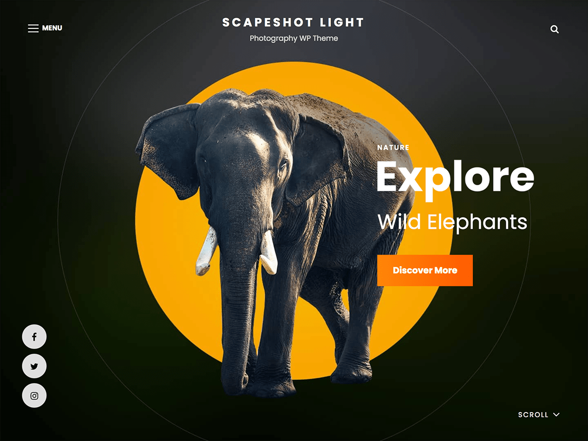 Scapeshot Light theme screenshot