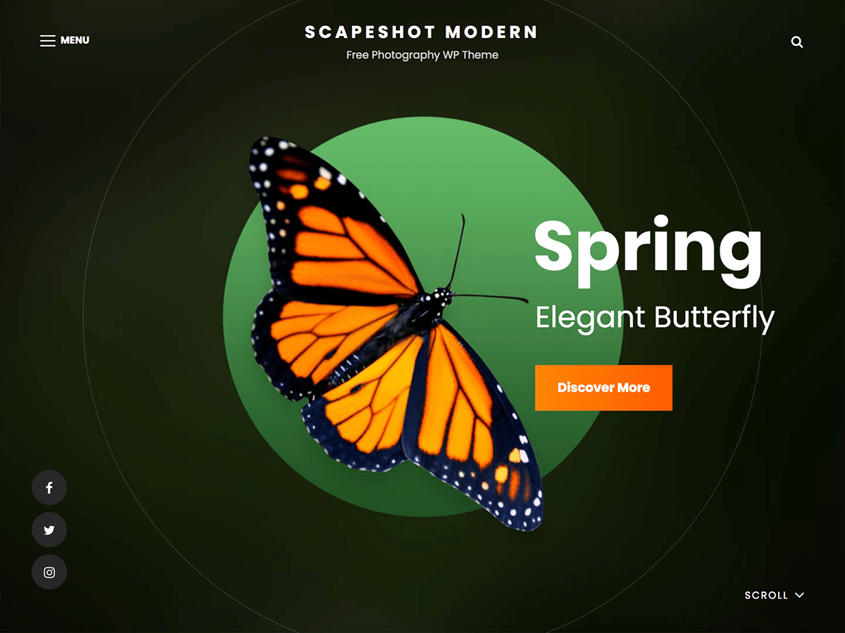 Scapeshot Modern theme screenshot