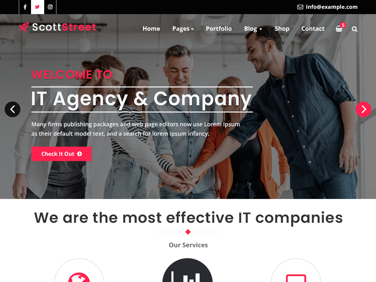 ScottStreet theme screenshot