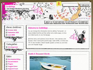 Scribblings theme screenshot