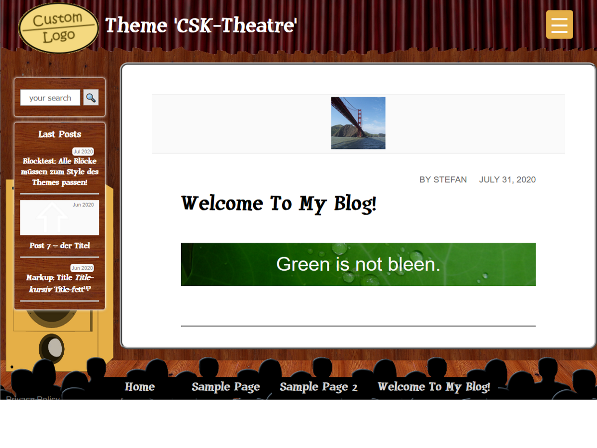 Seeatre theme screenshot
