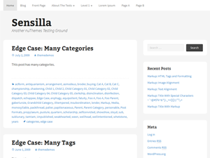 Sensilla theme screenshot