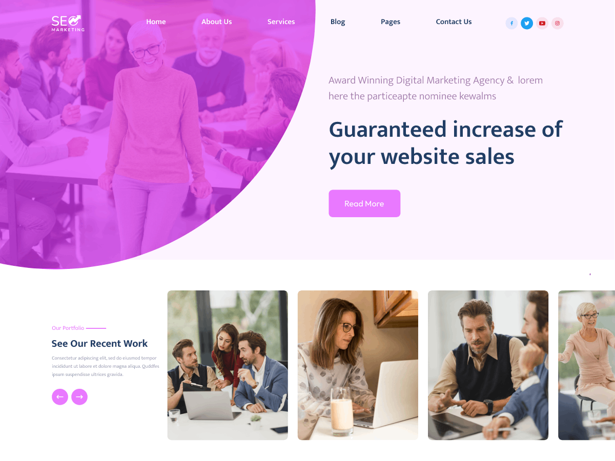 SEO Marketing Expert theme screenshot