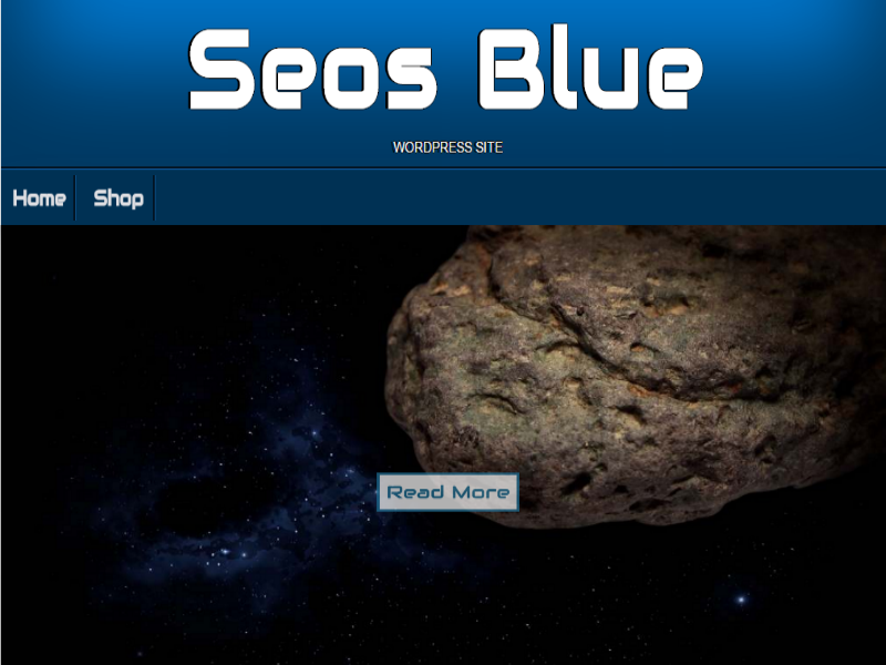 Seos Blue theme screenshot